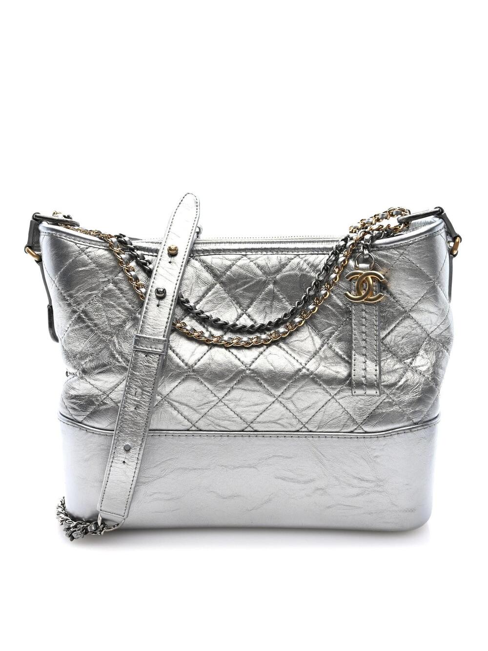 Chanel Metallic Aged Calfskin Quilted #369665C22B